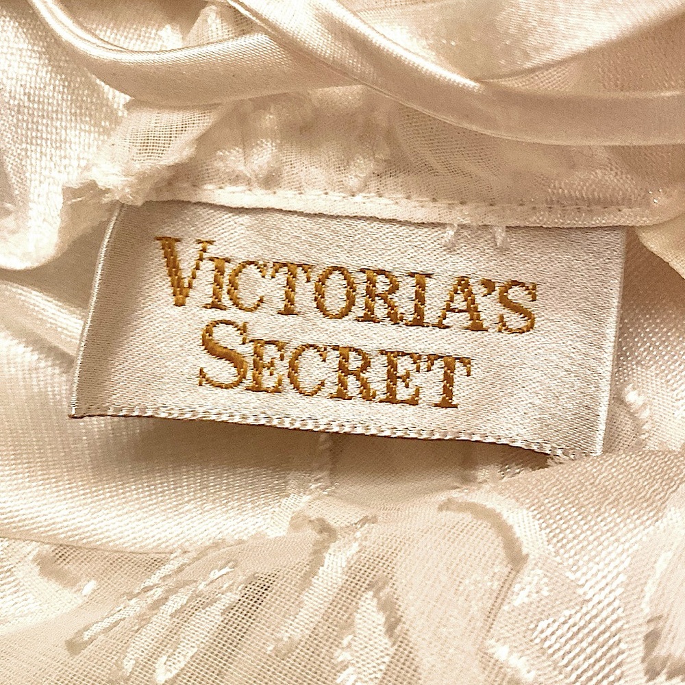 Victoria’s Secret Gold Label Floral S Romantic Coquette Crisscross Bow Lingerie - Picture 10 of 12